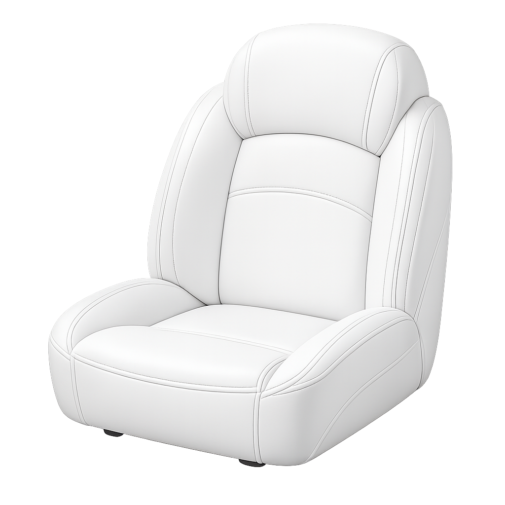 Boat Seat image of a white boat seat