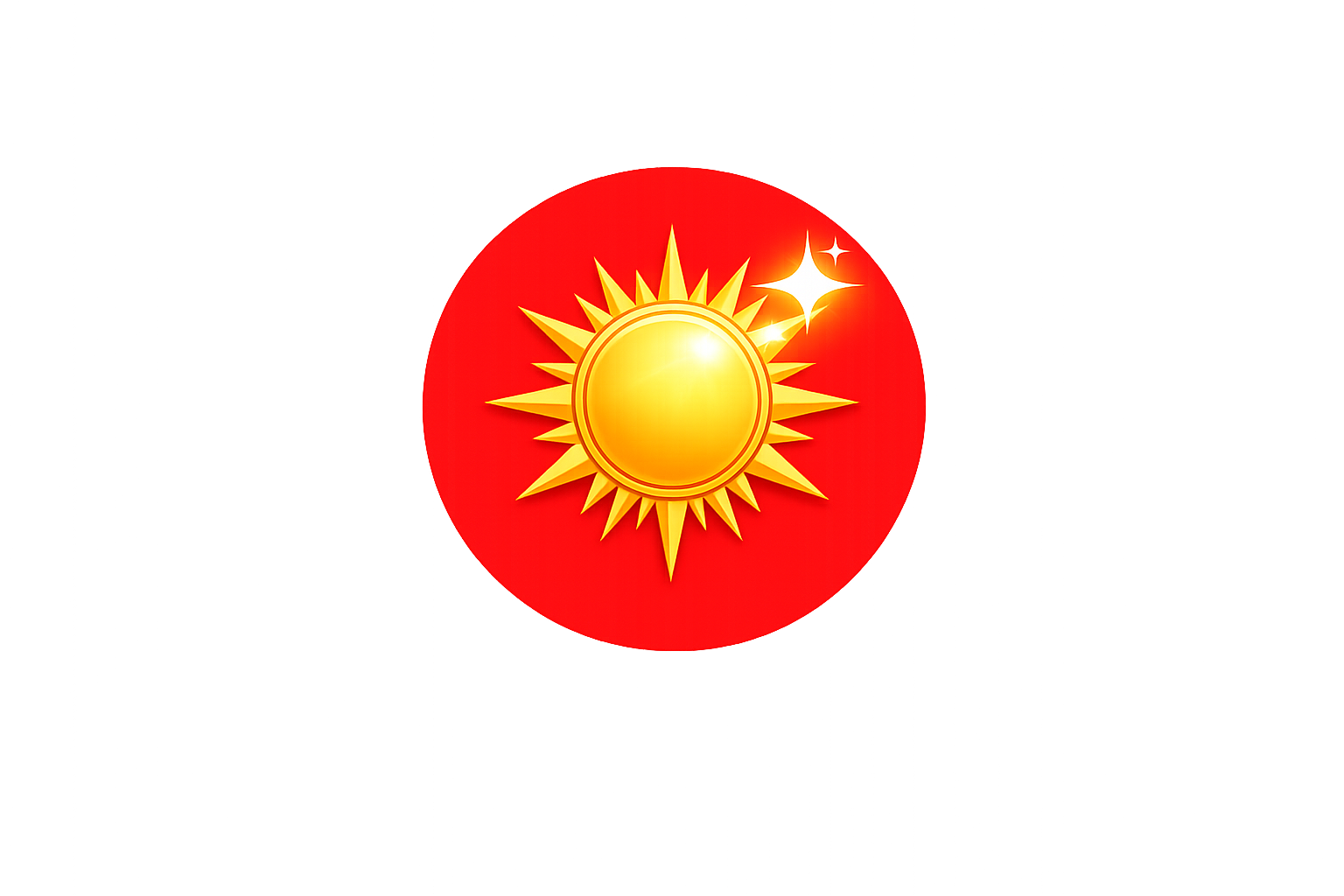 Icon depicting florida sun