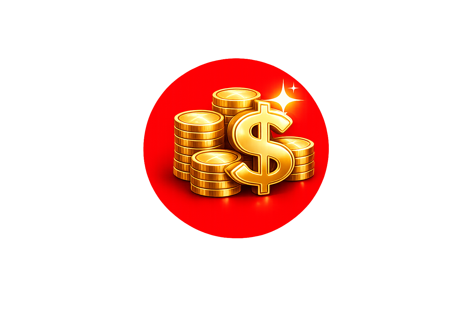 an icon depicting coins and a dollar sign