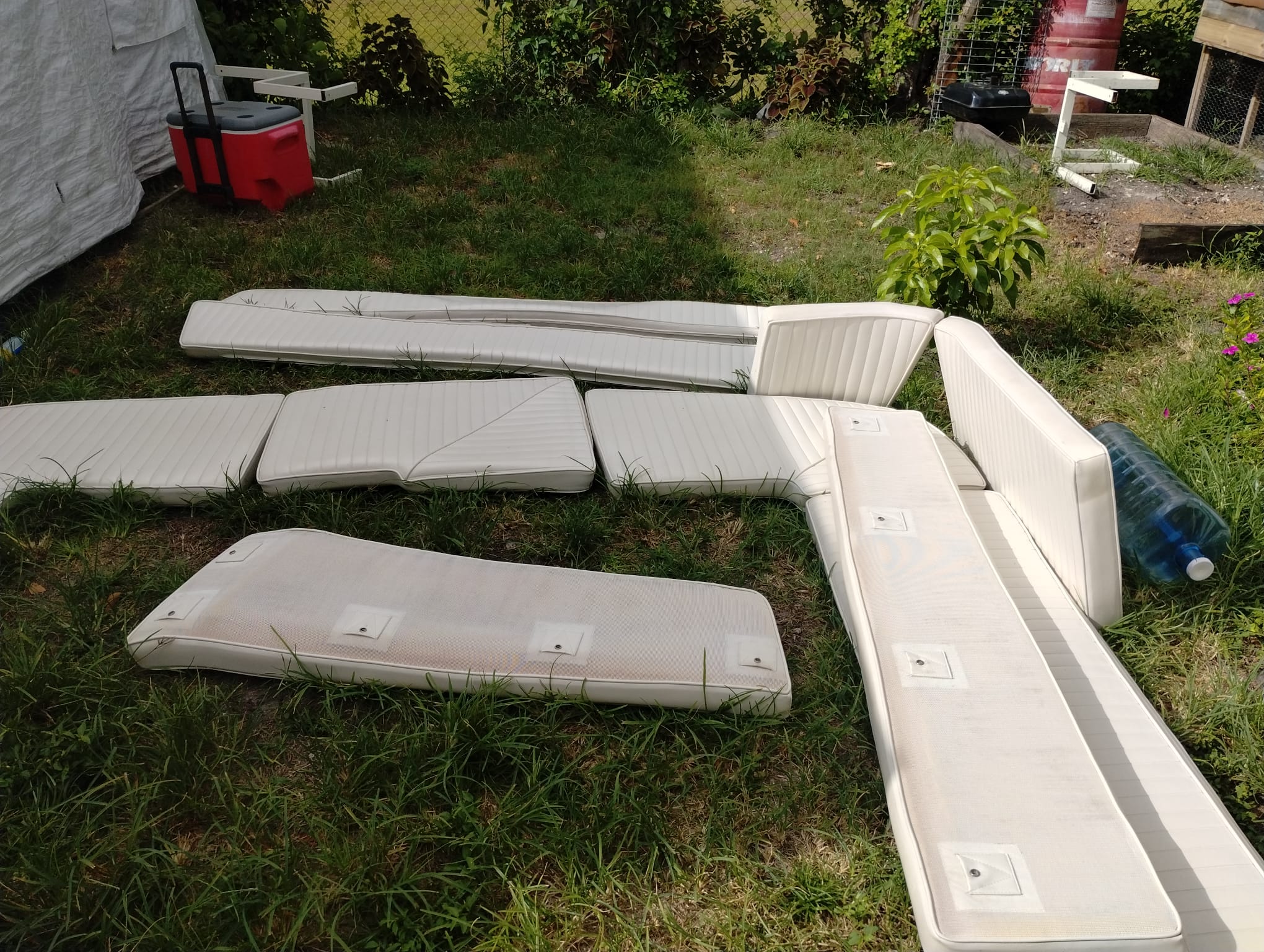 Image depicting old yacht cushions.